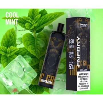Puff Energy5000 Rechargeable Kualitas Tinggi